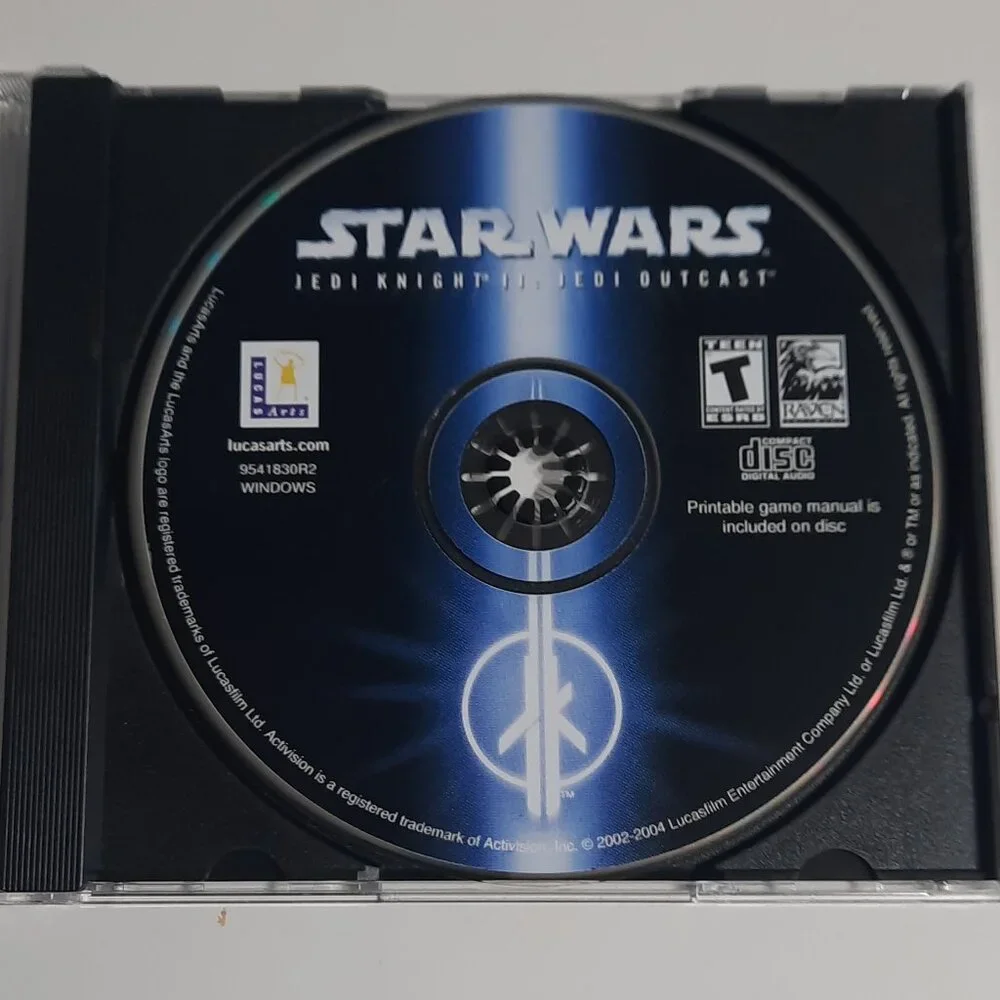 Star Wars Jedi Knight II Jedi Outcast PC CD-ROM 2004 Tested Working